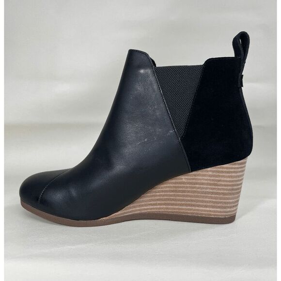 TOMS Women's Kelsey Wedge Booties - Picture 2 of 9